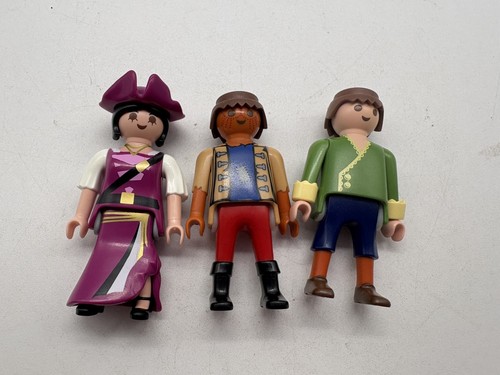 Playmobil pirate figures - pirate, x3