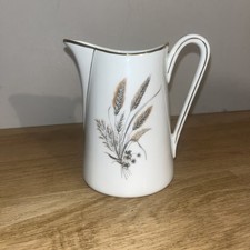 Pot À Lait Crème Service Porcelaine D’Aquitaine Emaux Limoges Nature Blé Vintage