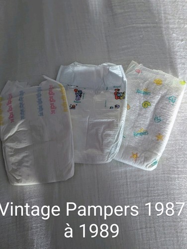 Pampers vintage échantillons - pampers,