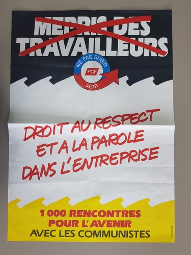 Affiche parti communiste - affiche,