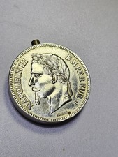 Briquet Napoléon III. Pièce de 5 francs 1870