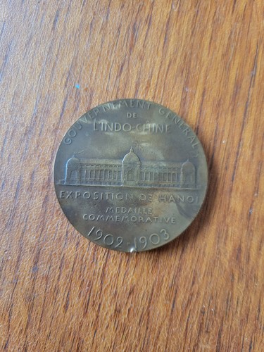 Medaille expositon hanoi - expositon, de