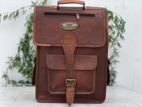 Sac dos vintage cuir homme - À,