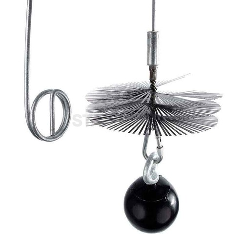 Kit brosse cheminée fumoir - brosse,