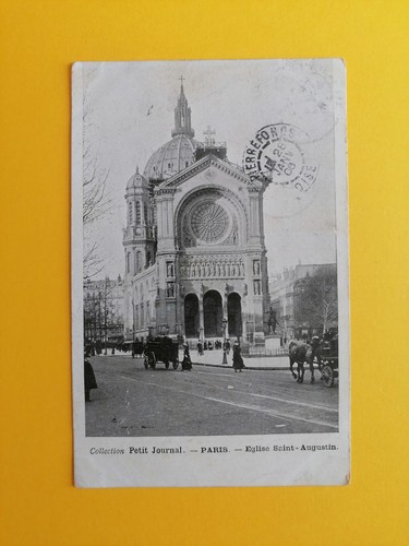 Cpa paris église augustin - cpa,