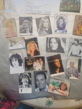 250 à 300 Cartes Photos Publicitaires  Chanteurs, chanteuses,  années 60-70