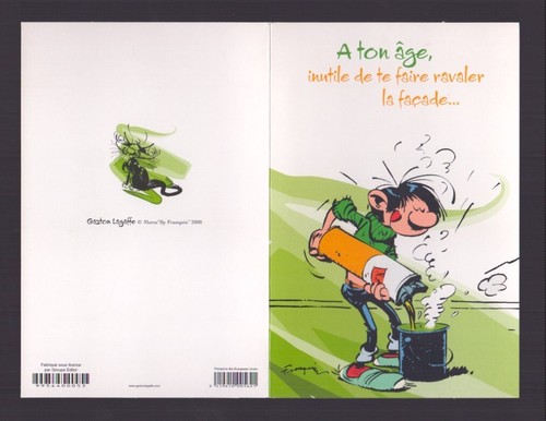 Franquin carte gaston - .,