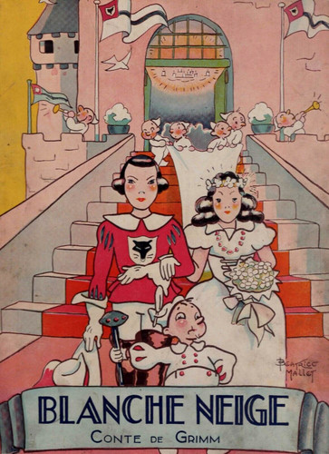 Blanche neige illustrée - neige, par