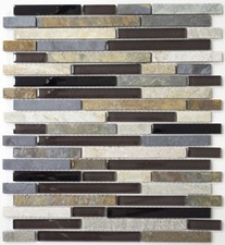 Mosaïque composite pierre