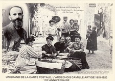 Carte postale AUBENAS ARDÈCHE un grand de la CAMILLE ARTIGE ST FORTUNAT