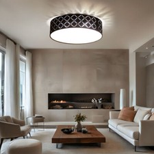 Couvrir Projecteur Luminaire Rond Noir Décor Stanzungen Or la Vie Chambre Lampe