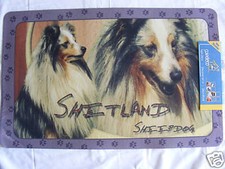 Tapis déco - chien SHETLAND