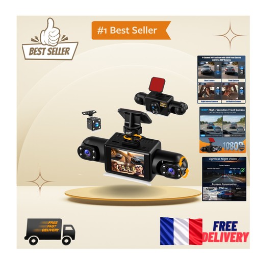 Dashcam voiture sixwin 1080p - 1080p, 4
