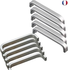 Qrity 10pcs Mini Aluminium Cuisine Armoire Porte Poignées Placard Tiroir 
