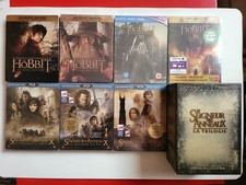 Collection Blu-Ray DVD du seigneur des anneaux + Hobbit