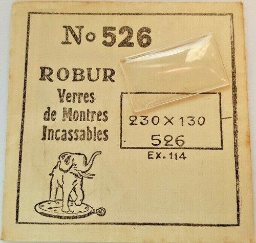 Verre robur plexi 526 - verre, pour