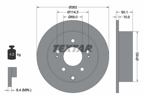 Lot disque de frein - de,