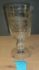 Ancien verre en cristal