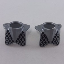 24450 Playmobil Lot de 2 Cols Armures Chevalier Gris