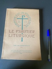 Le Psautier liturgique I — « par un Chartreux » (Œuvre St-Augustin, 1944)