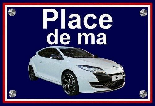Plaque place ma renault - ",
