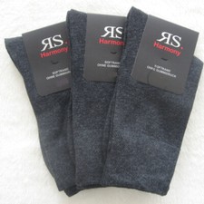 3 Paire Hommes Chaussettes Sans Caoutchouc avec Beaucoup Coton Large