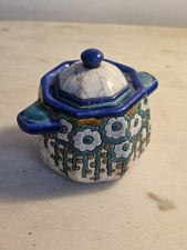 Sucrier ancien Longwy faïence