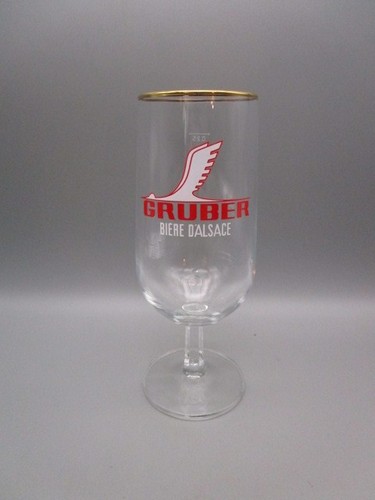 Verre bière publicitaire - a,