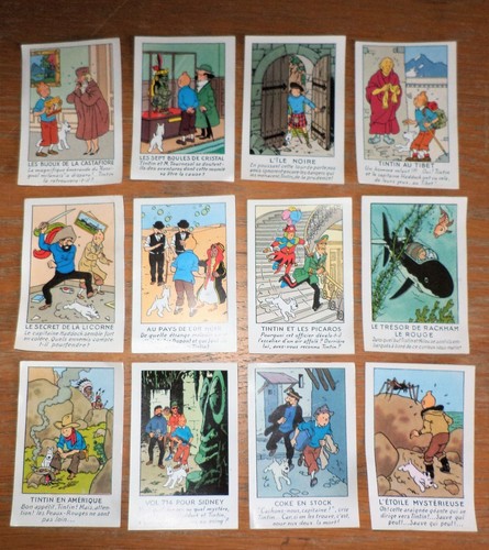 Chromos tintin herge - 12,