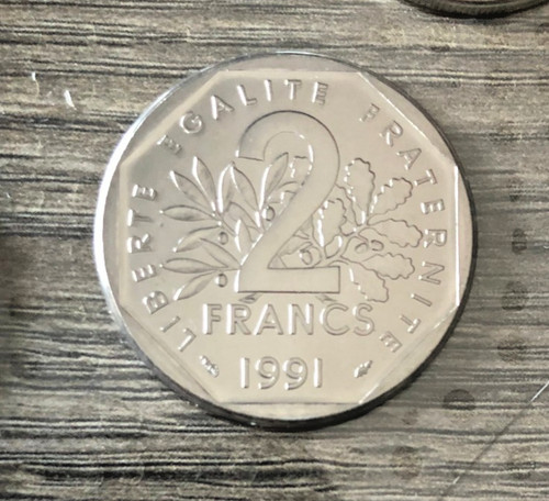 Francs semeuse 1991 frappe - 1991,