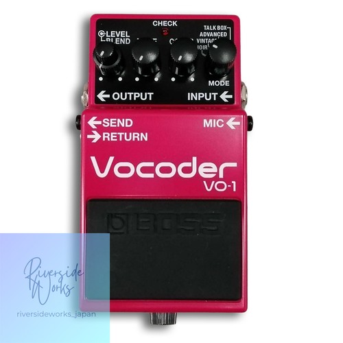 Pédale effet vocodeur boss - d'effet,