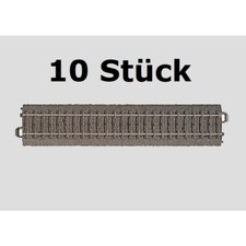 Märklin H0 24188 - Voie Droite, 188,3 Mm. (10 Pièce en Emballage D'Origine) Neuf