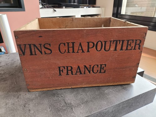 Decor caisse bois - caisse, vins