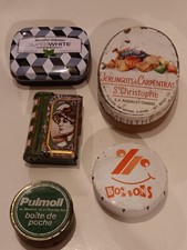 Lot boîte métal ancienne