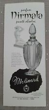 Publicité papier Parfum. Perfume Ad Molinard Nirmala de 1957