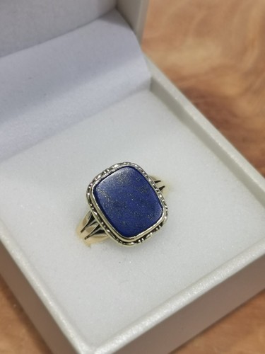 Bague chevalière jaune - en,
