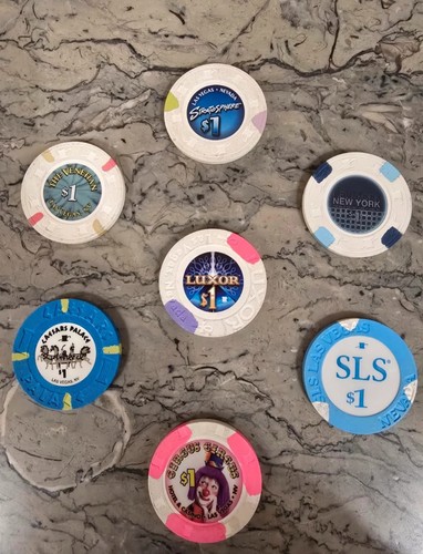 Lot jetons casino - lot, 7
