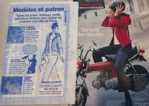 Patron veste capuche - , femme