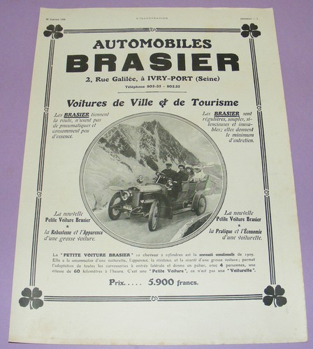 B343 publicité automobiles - publicitÉ,