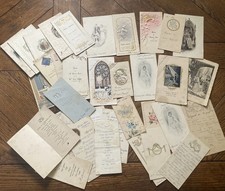 LOT DE 39 MENUS DES ANNÉES  1900 à 1957 mariage,communion...
