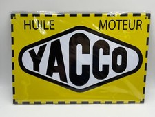 Plaque Vintage Yacco  20 X 30