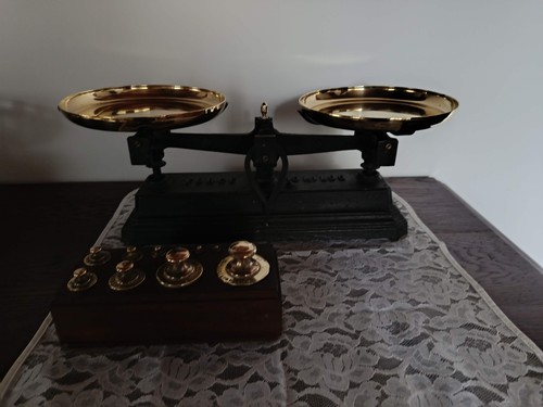 Balance ancienne type roberval - balance,