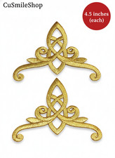 Paire d'angle en filigrane à