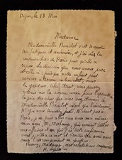 Henri Lefebvre - Lettre autographe