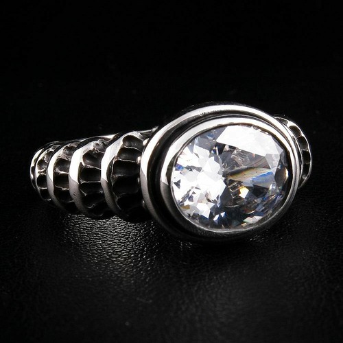 Bague gothique homme - , argent