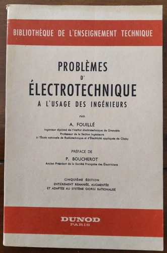 Problemes electrotechnique - problemes, d'