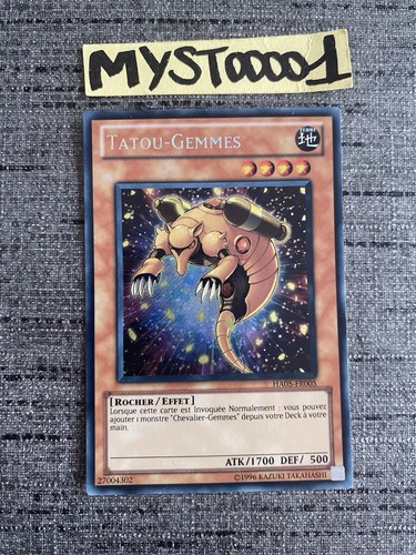 Carte tatou gemmes - yu-gi-oh!, tatou-gemmes