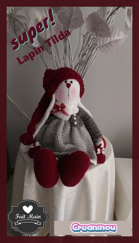 Lapin tilda grand modèle - tilda,