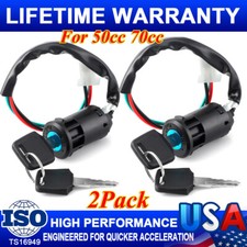 2Pcs Keys Ignition Control