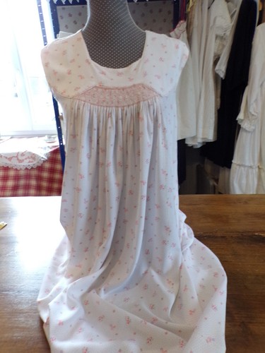 Chemise ancienne smock - chemise, à